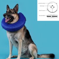 Genesungshalsband für Hunde KVP Kong Cloud Blau...